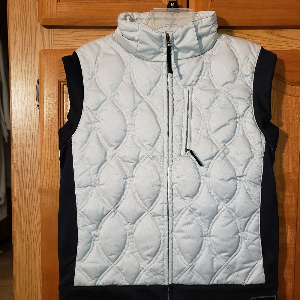 EUC VINTAGE BONFIRE SNOWBOARDING DOWN FILLED VEST VERY LIGHTLY WORN NICE!